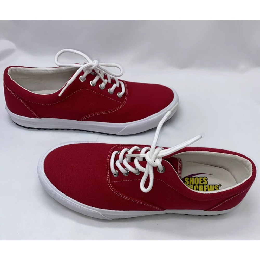 Shoes for Crews Red Canvas Sneakers